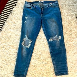 Distressed Jeans